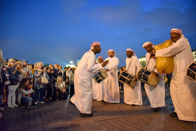 جانب من فعاليات فرقة الشارقة الوطنية بموسكو
