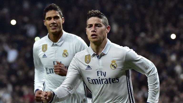 جيمس رودريجيز لاعب ريال مدريد