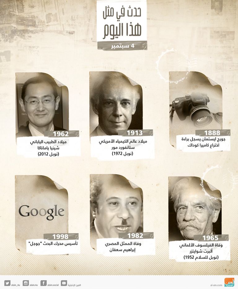 حدث في 4 سبتمبر