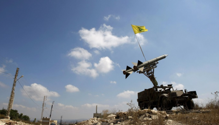 أحد الصواريخ التابعة لمليشيات حزب الله - أرشيفية