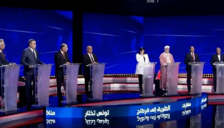 مناظرة بين مرشحي الرئاسة التونسية