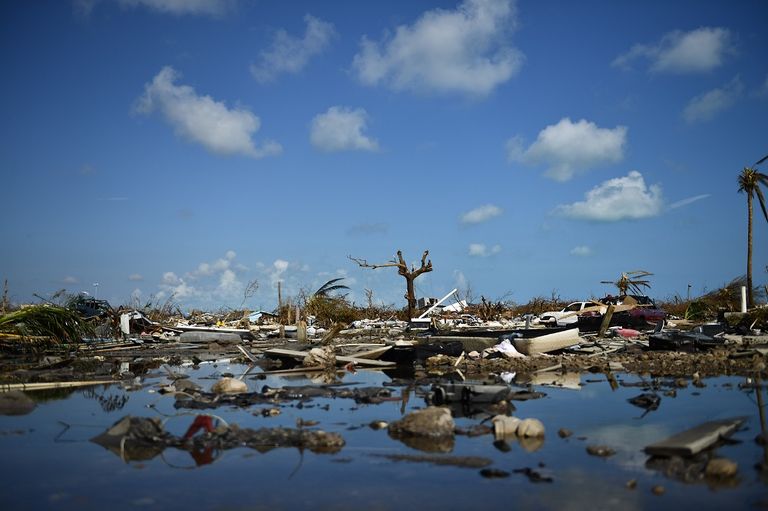 الإعصار خلف دمارا هائلا في الباهاما
