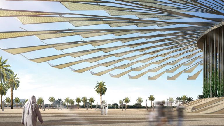 مشروع "صن فلاور" من تصميم ريكاردو سولار ليزاما وفيكتوريا كوفاليفا وأرماندو سولار  مشروع "ستارليت ستراتوس" للفنان شانغي بارك