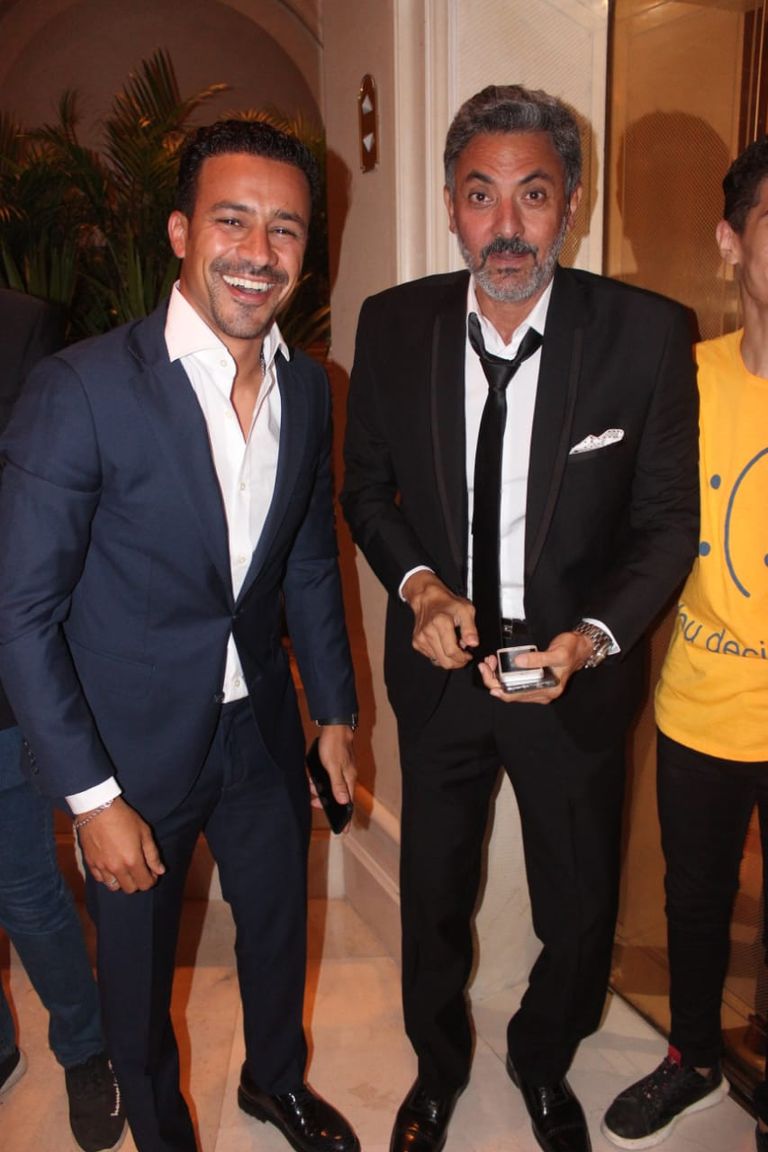 أحمد فهمي وهنا الزاهد في حفل زفافهما