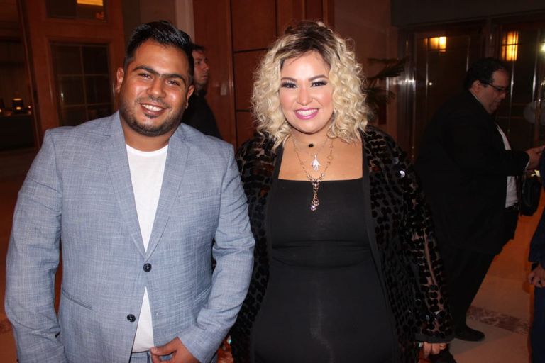 أحمد فهمي وهنا الزاهد في حفل زفافهما