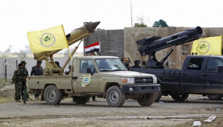 عناصر تابعة لمليشيا الحشد الشعبي في العراق 