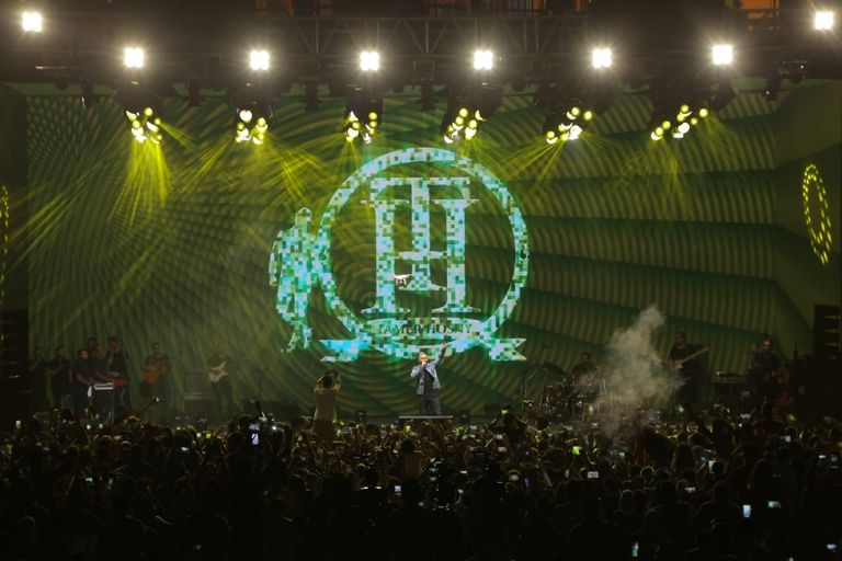 الحفل شهد حضورا جماهيريا ضخما