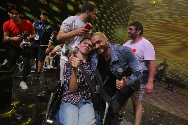 الحفل شهد حضورا جماهيريا ضخما