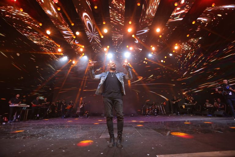 الحفل شهد حضورا جماهيريا ضخما