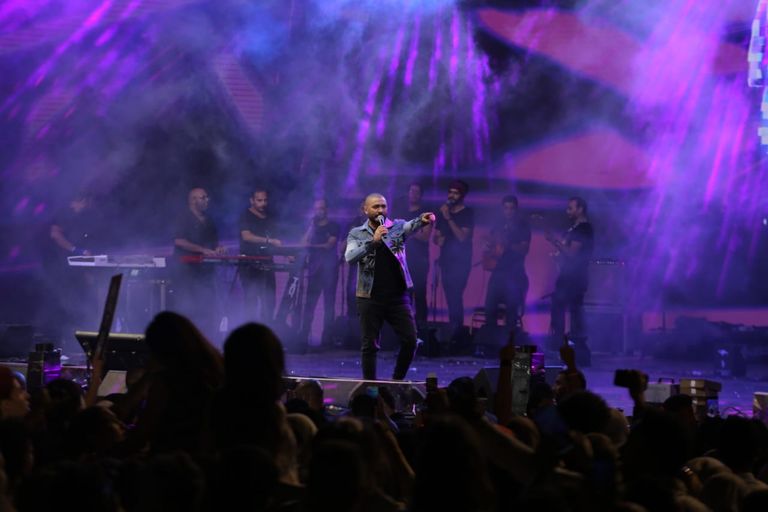 الحفل شهد حضورا جماهيريا ضخما