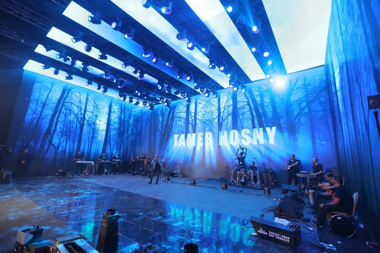 الحفل شهد حضورا جماهيريا ضخما