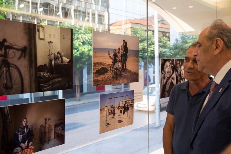 من الصور المعروضة في المهرجان ببيروت