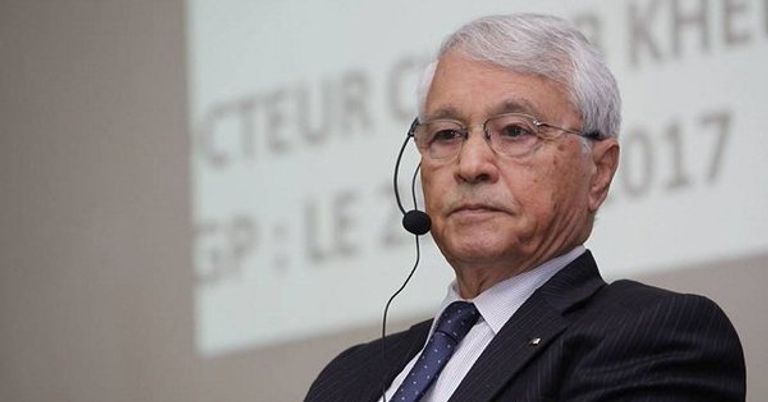 شكيب خليل وزير الطاقة الجزائري الأسبق محمد شرفي الرئيس الجديد لسلطة الانتخابات بالجزائر - أرشيفية