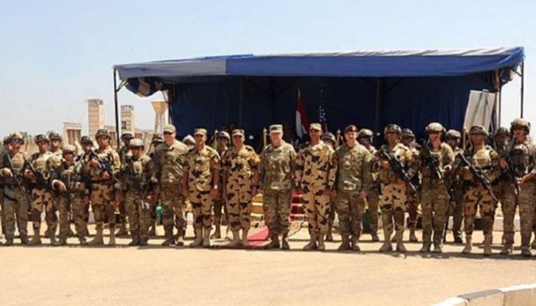 جانب من القوات المشاركة في التدريب العسكري (JCET) لمكافحة الإرهاب
