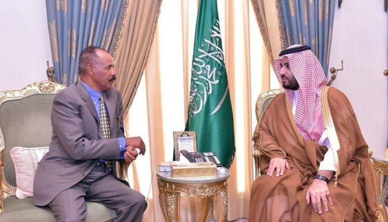 لقاء سابق بين ولي العهد السعودي والرئيس الإريتري