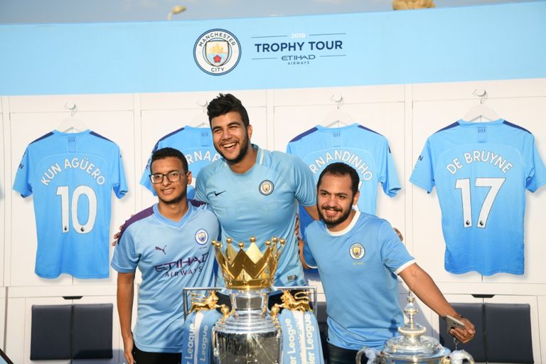 جماهير مانشستر سيتي بمصر