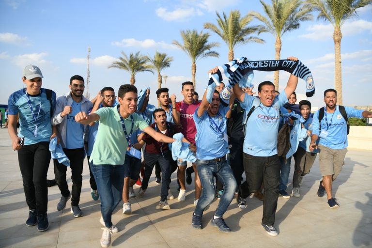 جماهير مانشستر سيتي بمصر