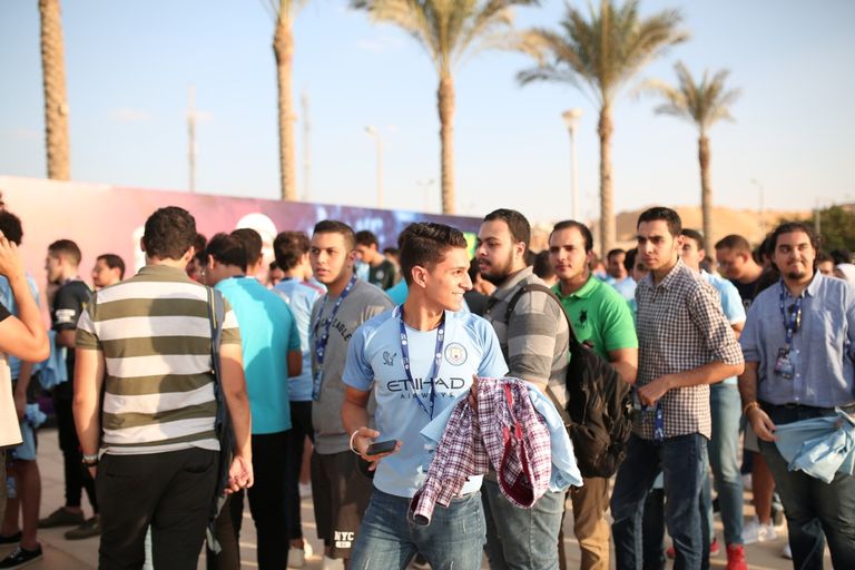 جماهير مانشستر سيتي بمصر