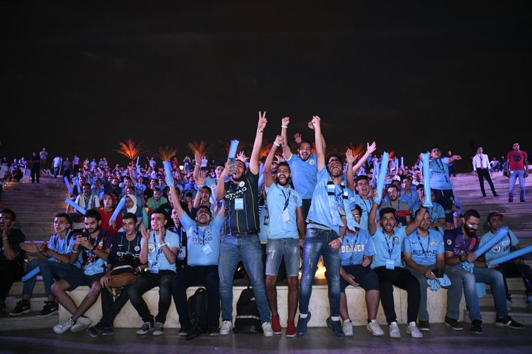 جماهير مانشستر سيتي بمصر