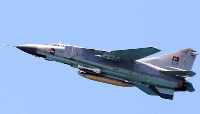 طائرة تابعة لسلاح الجو الليبي-أرشيفية