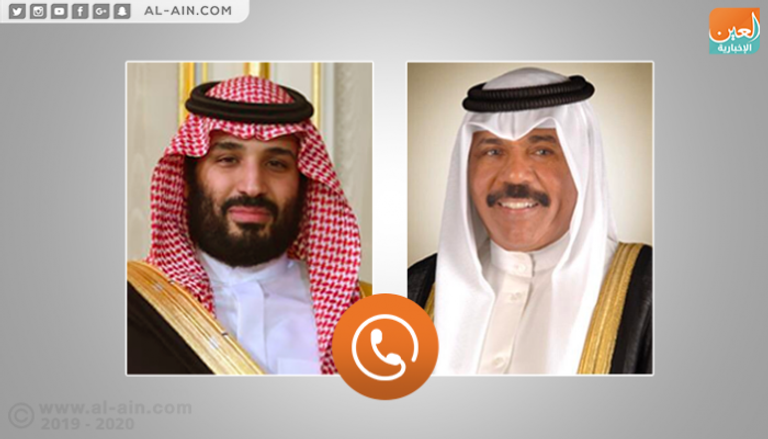 اتصال هاتفي بين ولي العهد السعودي وولي العهد الكويتي