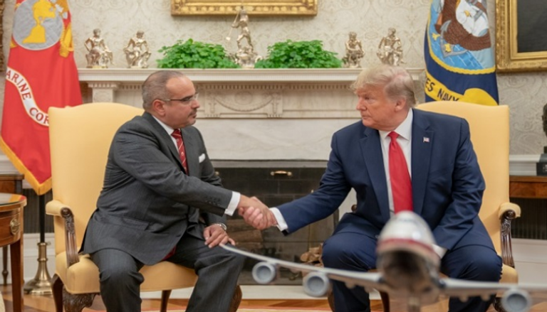 الرئيس الأمريكي وولي العهد البحريني