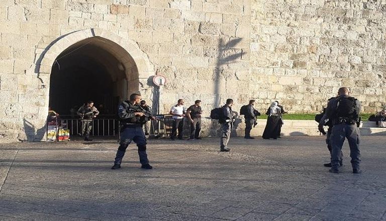 شرطة الاحتلال الإسرائيلي أمام مداخل القدس - أرشيفية