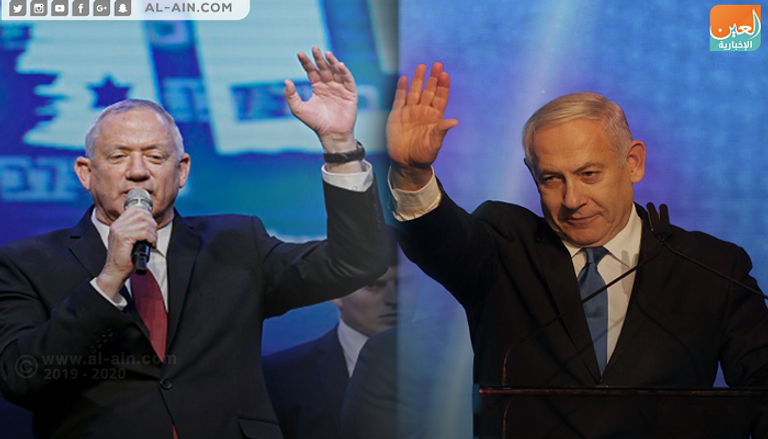 تعادل نتنياهو وجانتس بعد فرز أصوات الناخبين الإسرائيليين