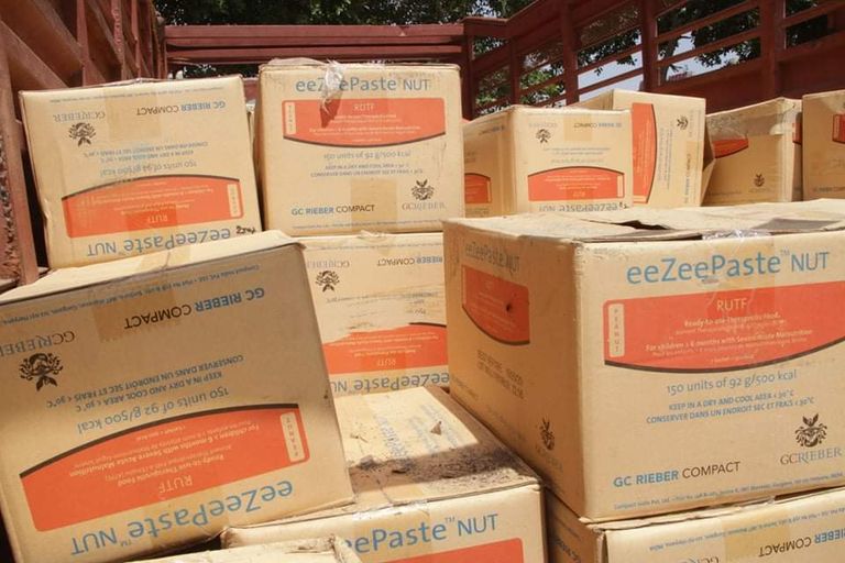 القافلة الإماراتية تضم 12 طناً من المكملات الغذائية