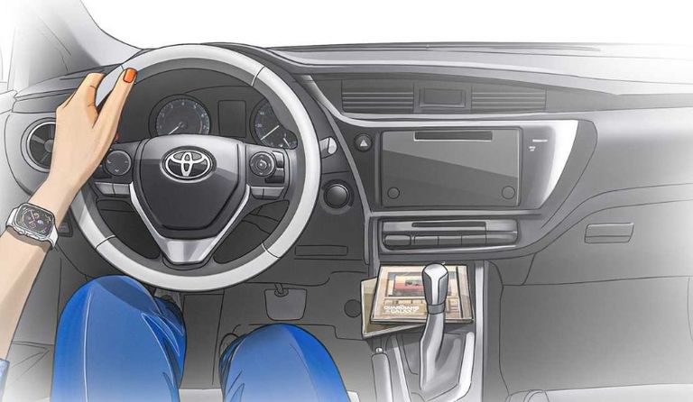 تصميم كابينة القيادة بالجيل الـ11 من تويوتا كورولا