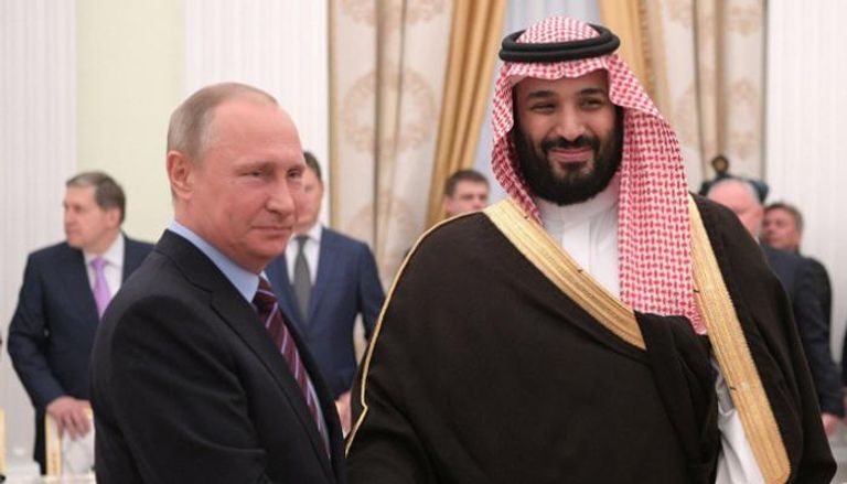 لقاء سابق بين ولي العهد السعودي والرئيس الروسي