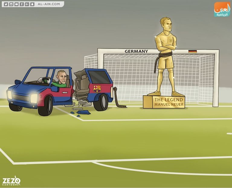 مانويل نوير حارس مرمى منتخب ألمانيا