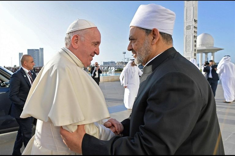 فضيلة شيخ الأزهر وقداسة البابا فرنسيس