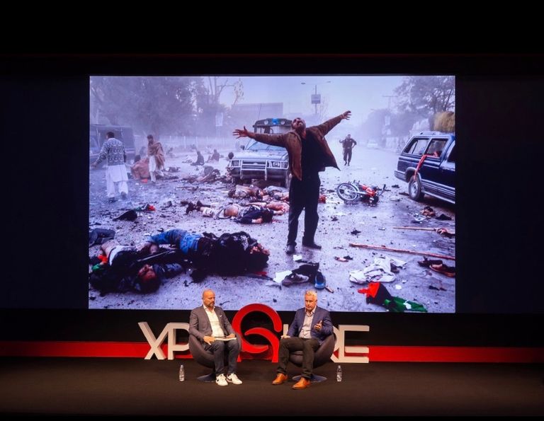 جانب من فعاليات المهرجان الدولي للتصوير "إكسبوجر"