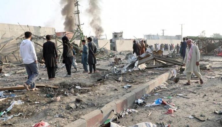 آثار الهجوم الذي تبنته حركة طالبان - رويترز