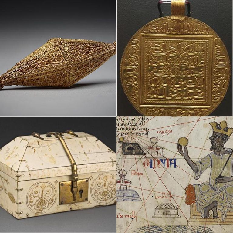 جانب من فعاليات معرض متحف "قافلة الذهب"