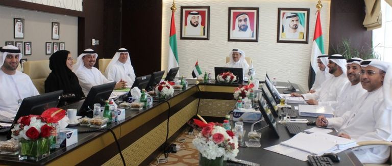  اجتماع مجلس إدارة هيئة الأوراق المالية والسلع بالإمارات، برئاسة سلطان بن سعيد المنصوري وزير الاقتصاد رئيس مجلس الإدارة.