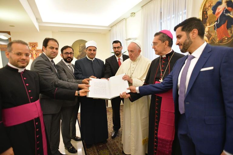 وفد اللجنة العليا للأخوة الإنسانية في نيويورك