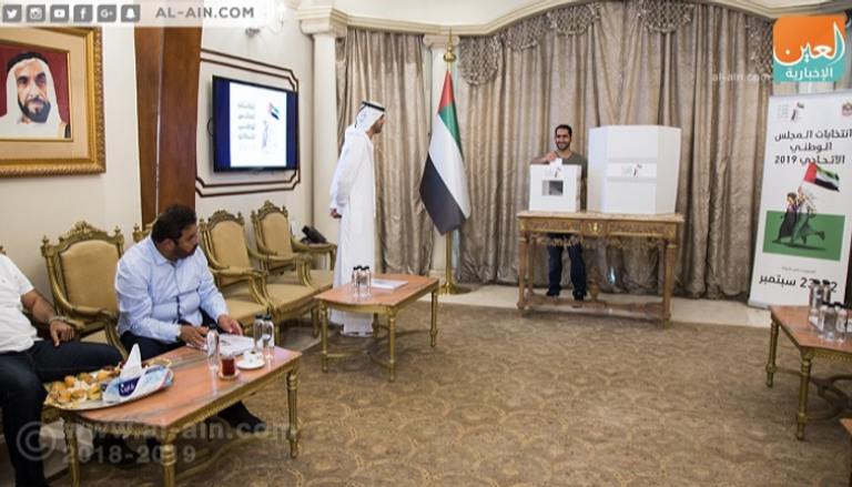 الإماراتيون في الخارج يشاركون في انتخابات الوطني الاتحادي