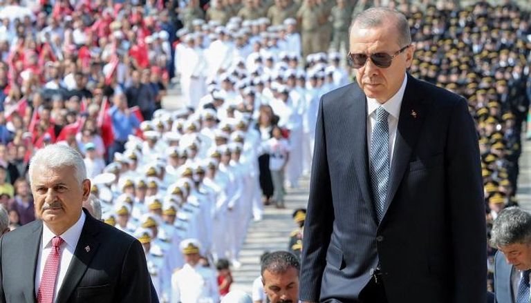 الرئيس التركي رجب طيب أردوغان وبن علي يلدريم - أرشيفية