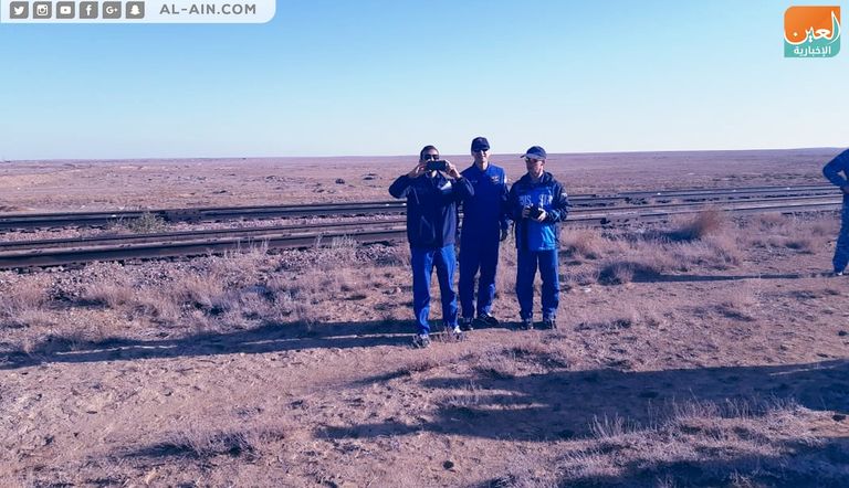 الصاروخ يصل قاعدته قبل يومين من انطلاقه للمحطة الدولية