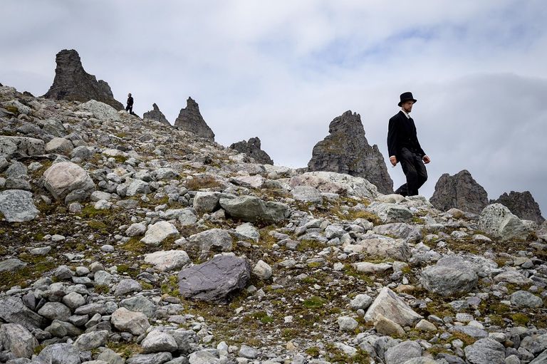 250 شخصاً شاركوا في المسيرة الجنائزية