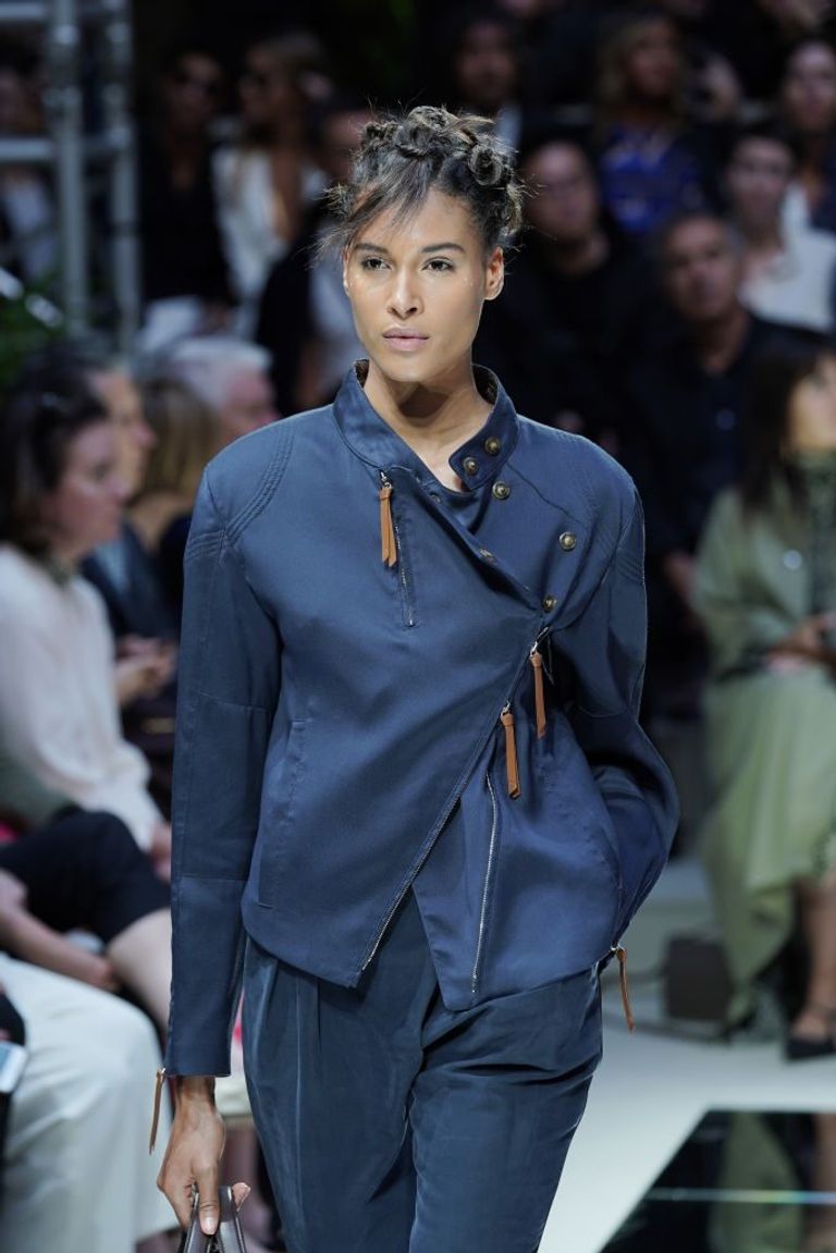 جورجيو أرماني خلال عرض أزياء مجموعة ربيع صيف 2020