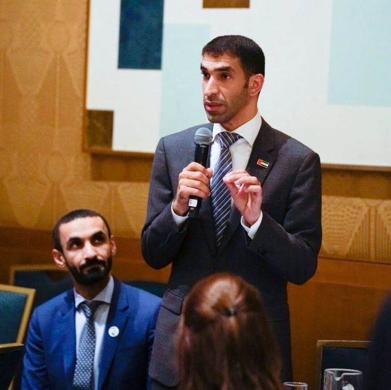 الدكتور ثاني بن أحمد الزيودي وزير التغير المناخي والبيئة الإماراتي