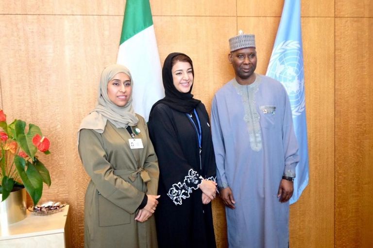 وفد الإمارات خلال اجتماعات الجمعية العامة للأمم المتحدة