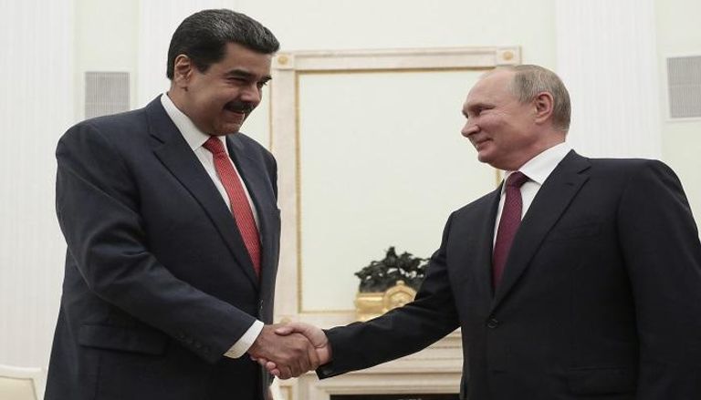 بوتين يستقبل مادورو في الكرملين 