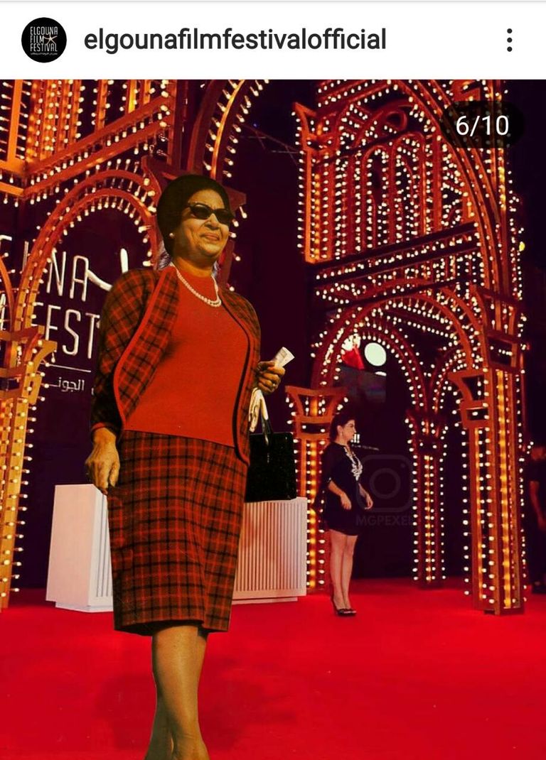 صورة تخيلية للراحلة أم كلثوم