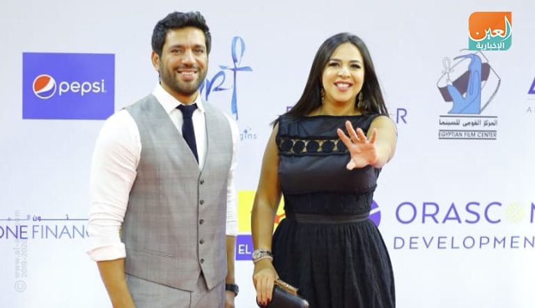 الفنانة إلهام شاهين في مهرجان الجونة السينمائي