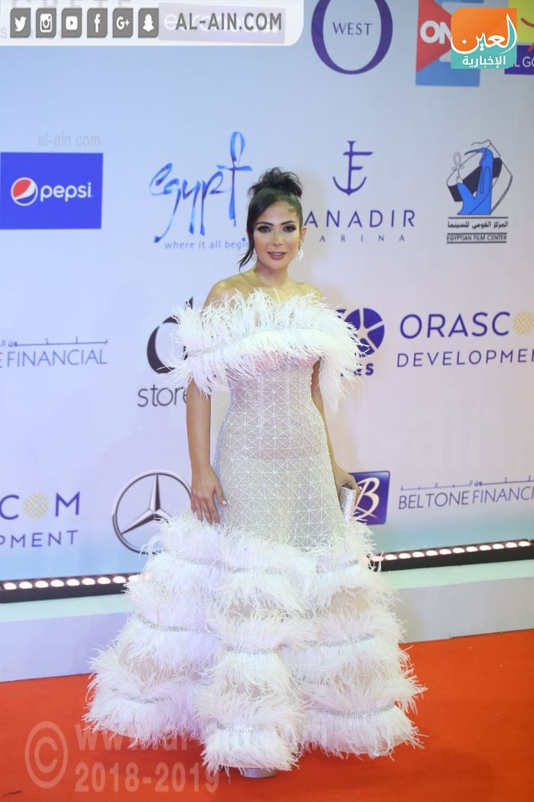 الفنانة إلهام شاهين في مهرجان الجونة السينمائي