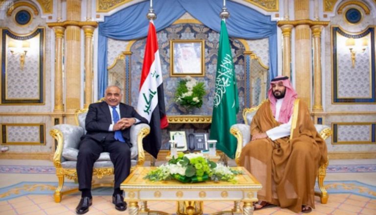 الأمير محمد بن سلمان بن عبدالعزيز ورئيس وزراء العراق عادل عبدالمهدي